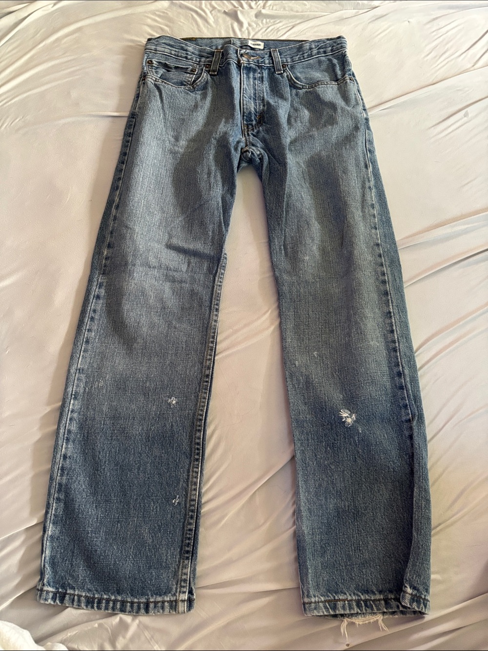 Youth size 16 reg Blue Straight-Leg Denim Jeans